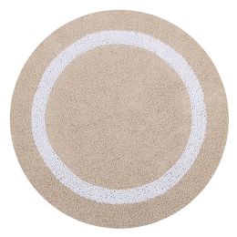 Hotel Collection 30" Round in Sand/White