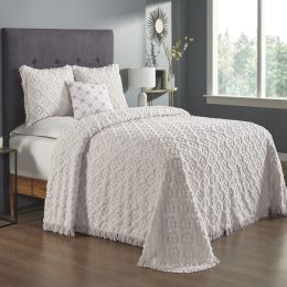 Charleston Collection King Bedspread Set in Ivory