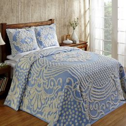 Florence Collection Full/Double Bedspread in Blue