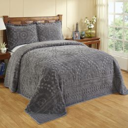 Rio Collection Full/Double Bedspread in Gray