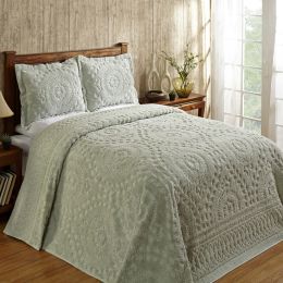 Rio Collection Full/Double Bedspread in Sage