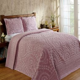 Rio Collection King Bedspread in Pink