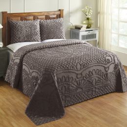 Trevor Collection Full/Double Bedspread Set in Cocoa