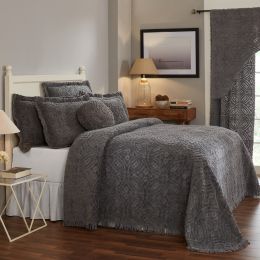 Wedding Ring Collection Full/Double Bedspread in Gray