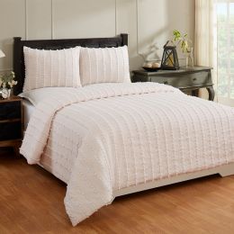 Angelique Comforter King in Peach