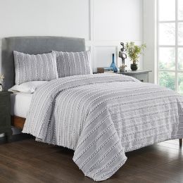 Angelique comforter Full/Queen in Grey