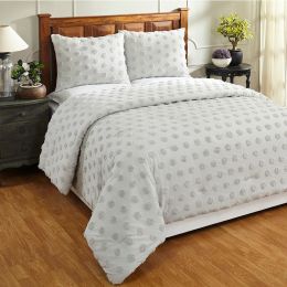 Athenia Comforter King in Grey