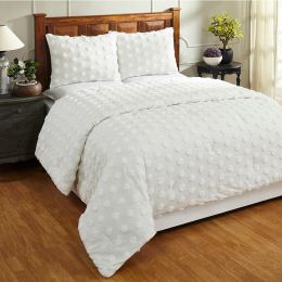 Athenia Comforter King in Ivory