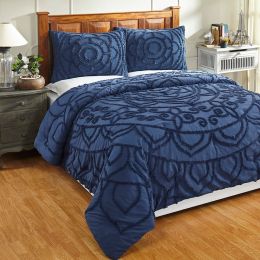 Cleo Comforter Twin in Navy