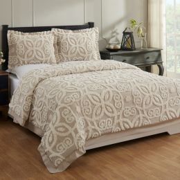 Eden Comforter King in Linen/Ivory