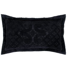 Ashton Collection King Sham in Black