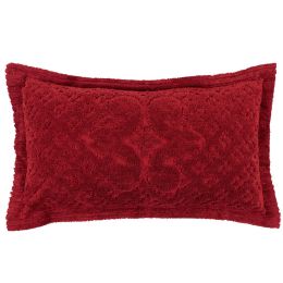 Ashton Collection King Sham in Burgundy