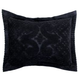 Ashton Collection Standard Sham in Black