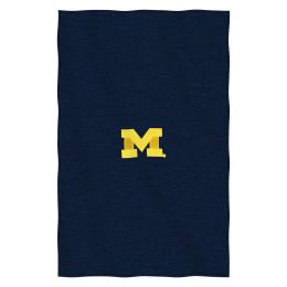 Michigan OFFICIAL NCAA "Dominate" Sweatshirt Throw Blanket; 54" x 84"